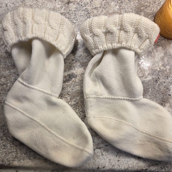 Hunter Women's Cream Knit Cuff Socks - Picture 4 of 6